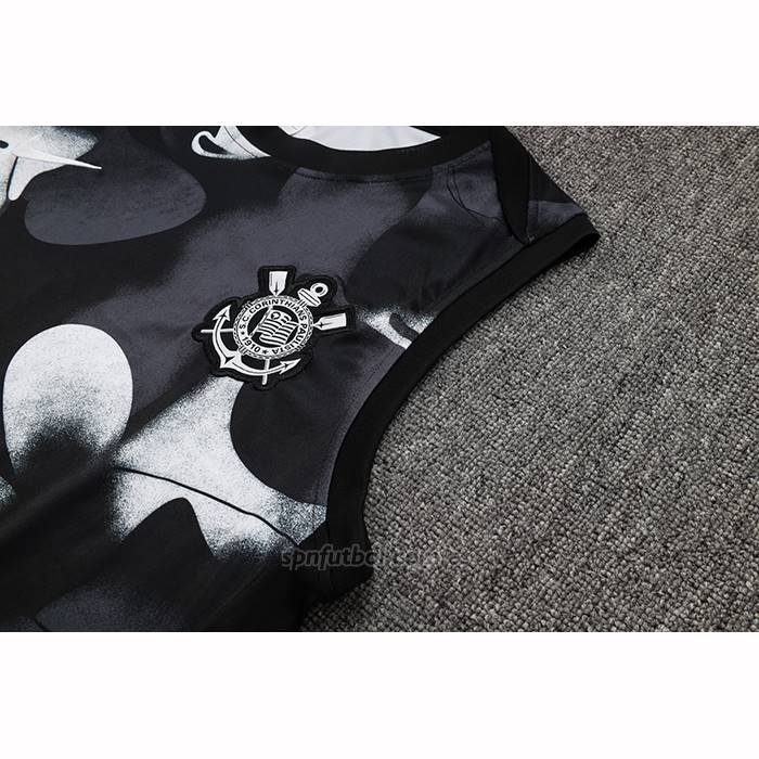 Camiseta de Entrenamiento Corinthians Sin Mangas 2025-2026 Negro